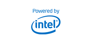 Powered by intel logo image